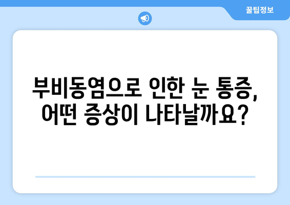 부비동염| 눈 통증과 눈 안쪽 통증, 원인과 증상 | 부비동염, 눈 통증, 안구 통증, 증상, 원인, 치료