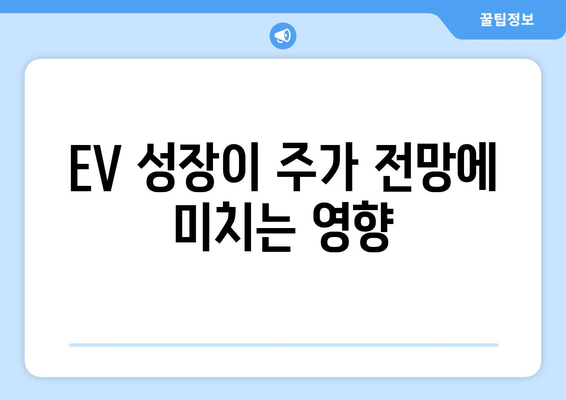 EV 성장이 주가 전망에 미치는 영향