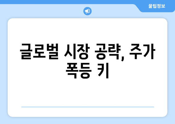 글로벌 시장 공략, 주가 폭등 키