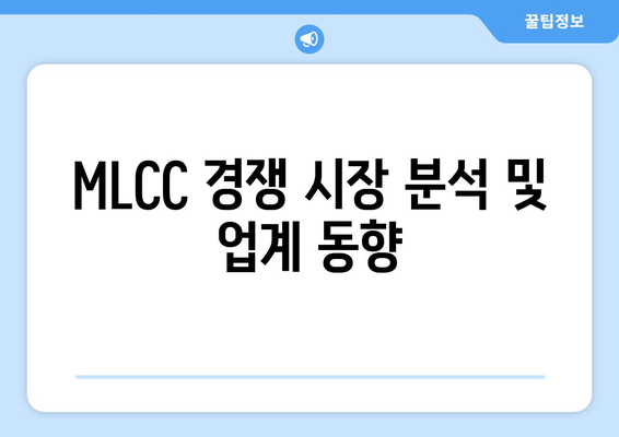 MLCC 경쟁 시장 분석 및 업계 동향