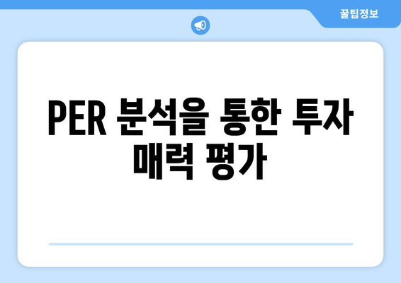 PER 분석을 통한 투자 매력 평가