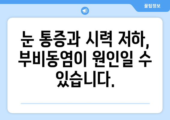 부비동염이 눈에 미치는 영향| 눈통과 시신경 압박 | 부비동염 증상, 안구 통증, 시력 저하, 치료