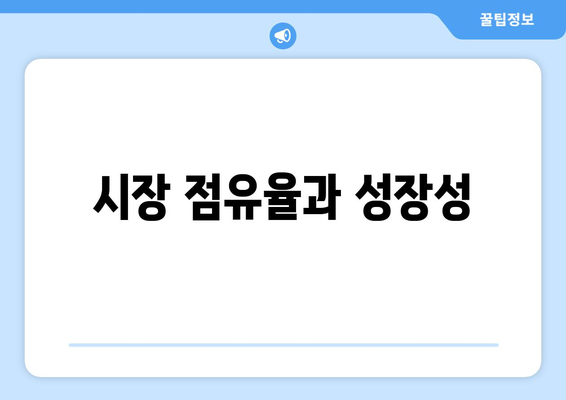 시장 점유율과 성장성