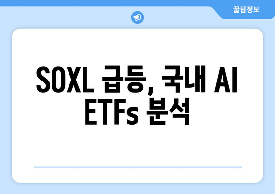 SOXL 급등, 국내 AI ETFs 분석