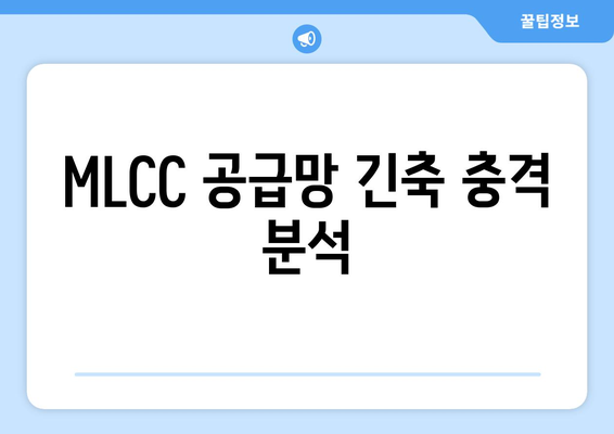 MLCC 공급망 긴축 충격 분석