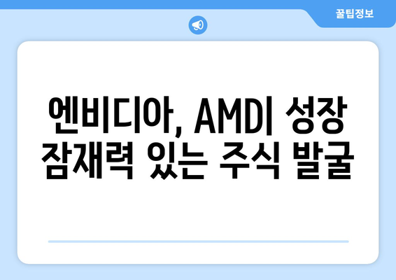 엔비디아, AMD| 성장 잠재력 있는 주식 발굴