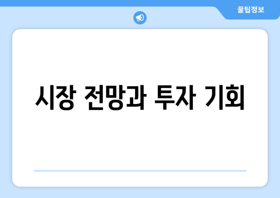 시장 전망과 투자 기회