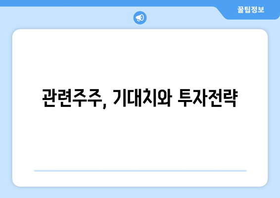 관련주주, 기대치와 투자전략