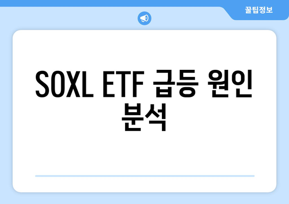 SOXL ETF 급등 원인 분석