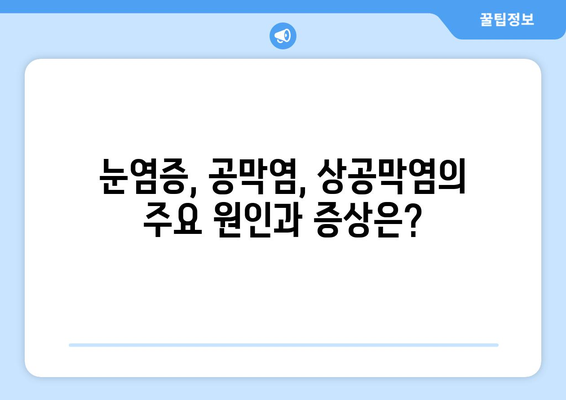 눈염증, 공막염 & 상공막염 원인과 한의원 치료법| 자세한 정보와 치료 가이드 | 눈 건강, 한방 치료, 염증