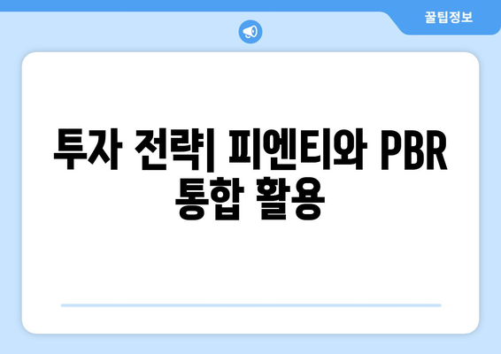 투자 전략| 피엔티와 PBR 통합 활용