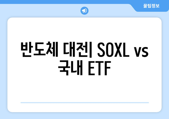 반도체 대전| SOXL vs 국내 ETF