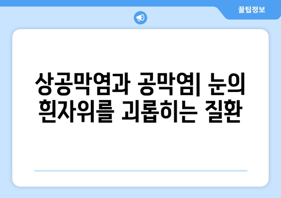 상공막염과 공막염| 원인, 증상, 한의학 치료법 | 눈 건강, 안과 질환, 한방 치료