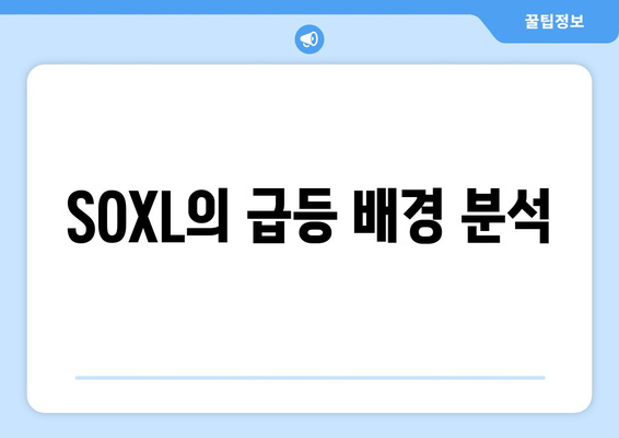 SOXL의 급등 배경 분석