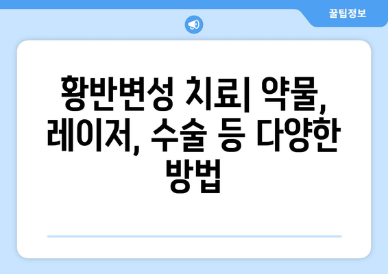 황반변성, 망막질환의 주요 원인과 치료 방법 | 황반변성 치료, 눈 건강, 시력 저하