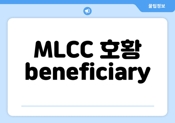 MLCC 호황 beneficiary