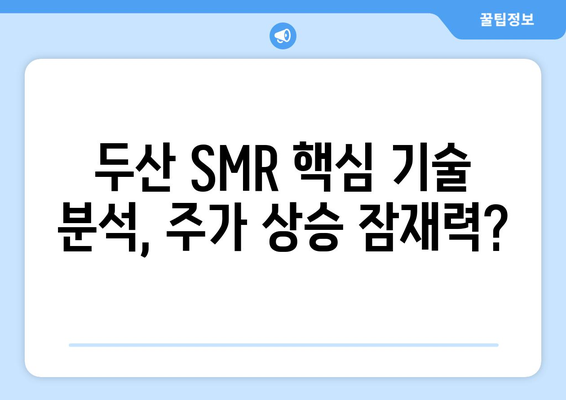 두산 SMR 핵심 기술 분석, 주가 상승 잠재력?