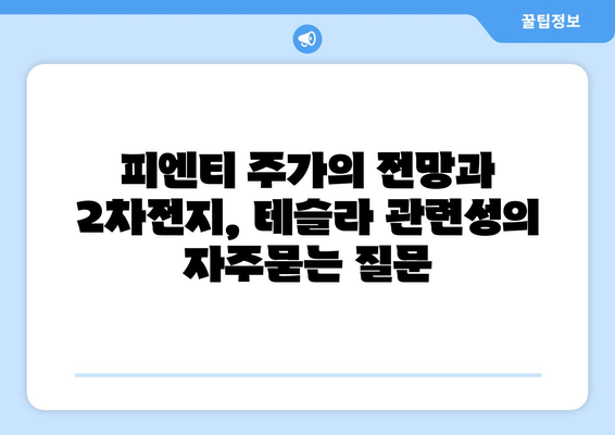 피엔티 주가의 전망과 2차전지, 테슬라 관련성