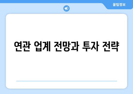 연관 업계 전망과 투자 전략