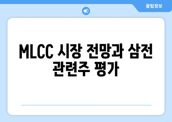 MLCC 시장 전망과 삼전 관련주 평가