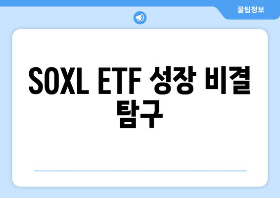 SOXL ETF 성장 비결 탐구