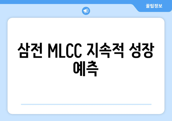 삼전 MLCC 지속적 성장 예측