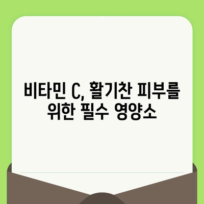 활기차고 모공 없는 피부를 위한 비타민 C의 놀라운 효능| 칙칙한 피부를 밝히는 5가지 방법 | 비타민 C, 피부 미백, 모공 축소, 콜라겐 생성