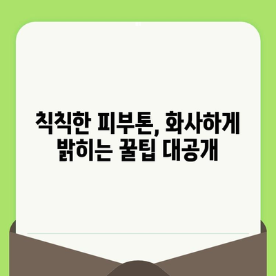 피부 고민 해결! ✨ 3가지 단계로 확실히 개선하는 피부 관리 방법 모음 | 피부 트러블, 탄력, 톤, 홈케어