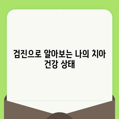 치과 문제, 미리 예방하세요! | 검진으로 건강한 치아 지키기