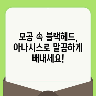 블랙헤드 제거를 위한 아나시스 제품 추천| 효과적인 솔루션 찾기 | 블랙헤드, 아나시스, 피부 관리, 모공 축소