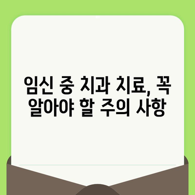 임신 중 안전한 치과 치료를 위한 필수 가이드| 주의 사항 & 팁 | 임신, 치과, 검진, 안전