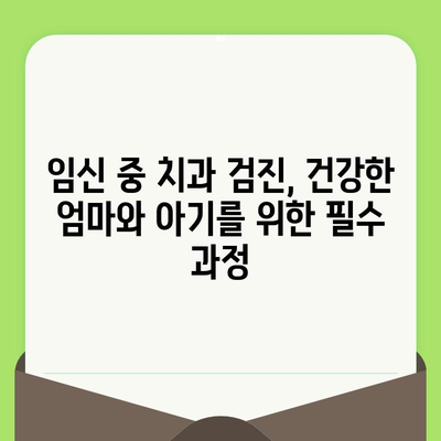 임신 중 안전한 치과 치료를 위한 필수 가이드| 주의 사항 & 팁 | 임신, 치과, 검진, 안전