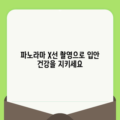 파노라마 X선 촬영| 입안 건강의 모든 것을 한눈에 파악하기 | 치과 검진, 구강 건강, 치아 관리