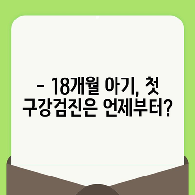 18개월 아기, 부부치과에서 첫 구강검진 받아보세요! | 영유아 구강 건강, 치아 관리, 부부치과