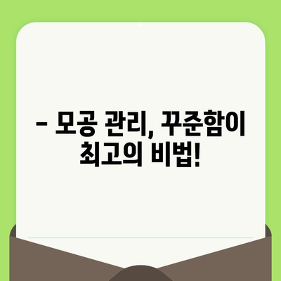 24년 모공 관리 노하우, 제품 선택부터 효과적인 관리법까지! | 모공, 피부 관리, 화장품 추천