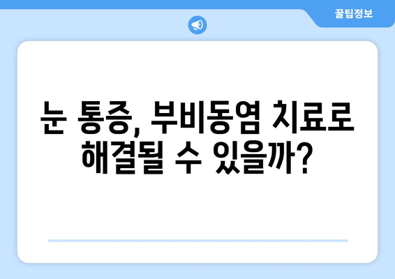 부비동염과 눈통증| 안쪽 당김과 시신경 압박의 원인과 해결책 | 부비동염, 눈통증, 안구 통증, 시신경, 두통