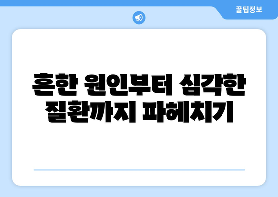 두통과 눈통증의 원인 심층 분석| 흔한 증상부터 심각한 질환까지 | 두통, 눈통증, 원인 파악, 진단, 치료