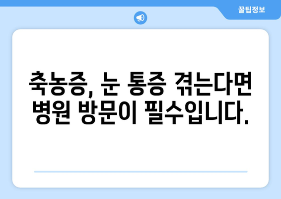 축농증, 눈 통증과의 연관성| 원인과 증상, 치료법 | 부비동염, 두통, 눈의 피로