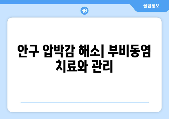 부비동염, 눈 통증과 안구 압박감의 원인과 해결책 | 부비동염 증상, 눈 통증 완화, 안구 압박 완화