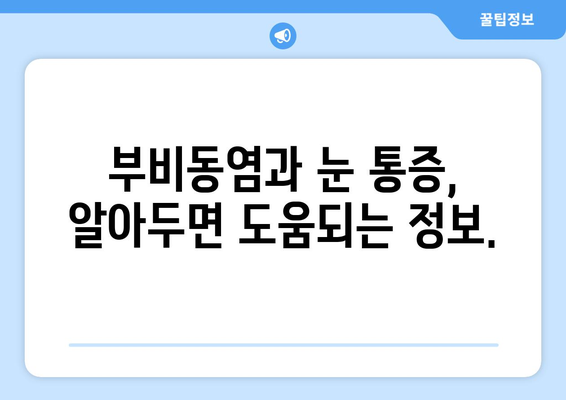 부비동염, 눈 통증의 원인| 숨겨진 연결고리를 밝히다 | 부비동염 증상, 눈 통증, 원인, 치료