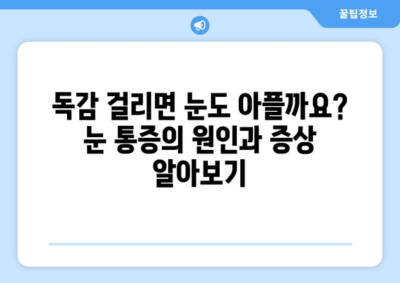 독감 눈 통증, 겪고 계신가요? 증상과 예방법 완벽 가이드 | 독감, 눈 통증, 증상, 예방