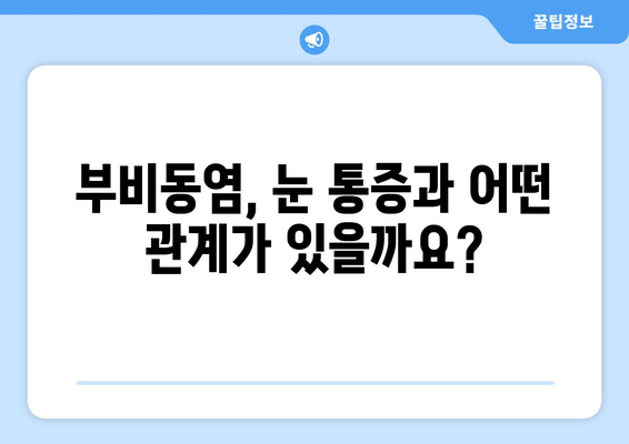 부비동염, 눈 통증의 원인| 숨겨진 연결고리를 밝히다 | 부비동염 증상, 눈 통증, 원인, 치료