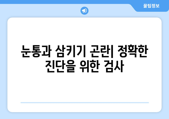 눈통과 삼키기 곤란| 진단과 치료 가이드 | 이비인후과 질환, 증상, 치료 방법