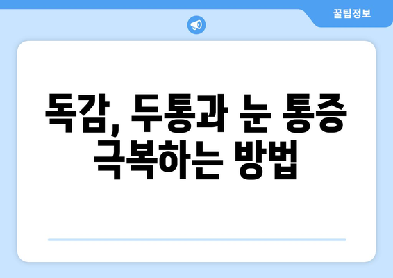 두통과 눈 통증, 혹시 독감일까요? 증상과 대처법 알아보기 | 독감, 두통, 눈 통증, 감기, 증상, 치료