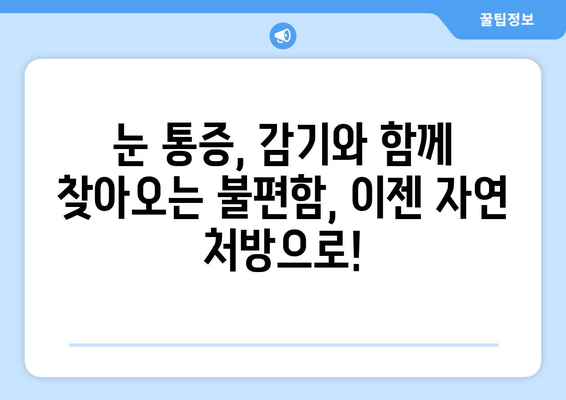 감기 눈통 완화를 위한 자연 처방| 효과적인 안약 & 방부제 탐구 | 눈 통증, 감기, 자연 요법, 눈 건강