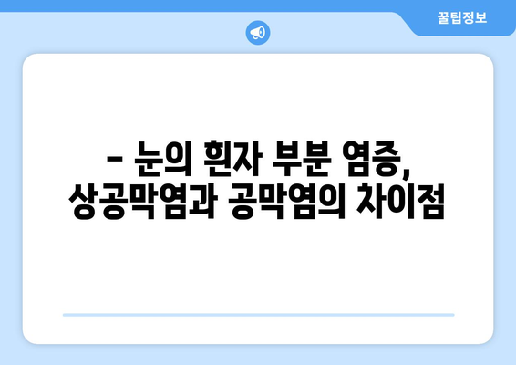 상공막염과 공막염| 원인, 증상, 한의학적 치료법 완벽 가이드 | 눈 건강, 한방 치료, 안과 질환